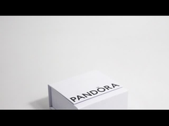 Ένα-βήμα σχηματισμού Λευκό αναδιπλούμενο μαγνητικό κουτί δώρο